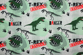 French Terry T-Rex Danger Fräulein von Julie 1578 grau